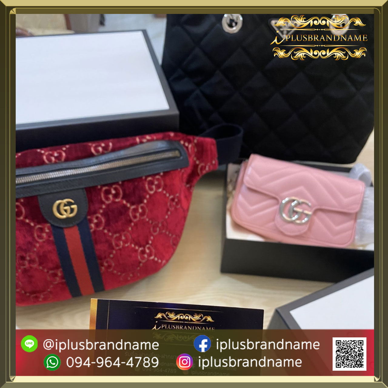 รับซื้อกระเป๋าแบรนด์เนม Gucci betbag, marmont